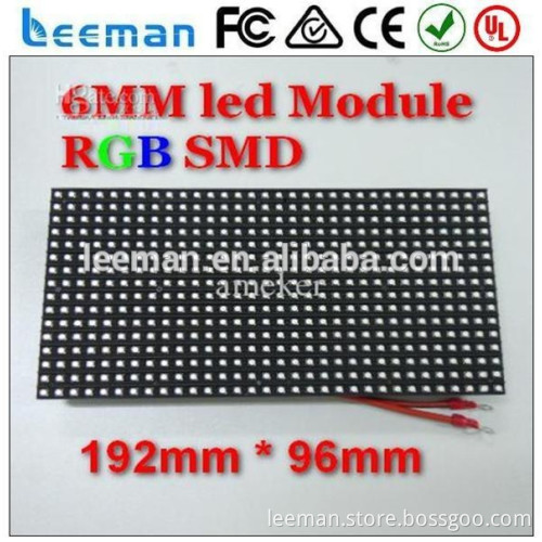 Leeman P6 Video SMD RGB LED MODULE display wall